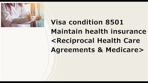 condition 8501 health insurance.